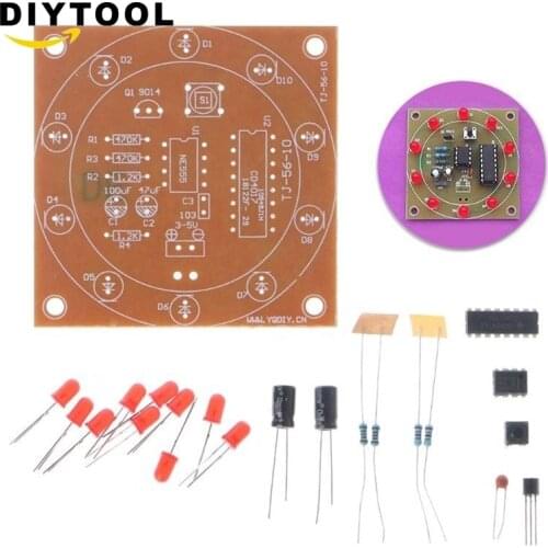 Electronic Lucky Rotary Suite DIY Kits Production Parts And Components