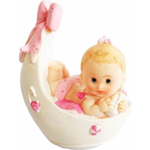 LXYY MOULD Cradle Female Baby 3D Soap Candle Gypsum Clay Silicone mold