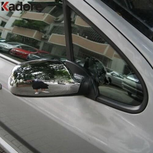 For PEUGEOT 307 ABS Chrome Side Door Rearview Mirror Cover Trims Car Auto Exterior Accessories Sticker