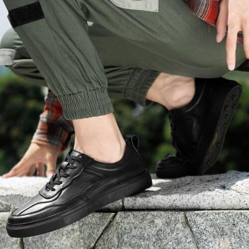 Fashion sapatos cuero hot hombre Mens Sneaker spring 2020 new mens sneakers shoes masculino leisure mens sapato shoe male man