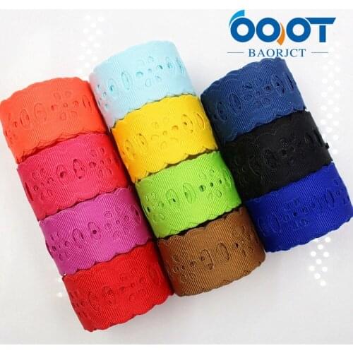 OOOT BAORICT 177037,flower hollow grosgrain Ribbon,28MM,10 yards The tape for Sewing,DIY Headdress Accessories Handmade material