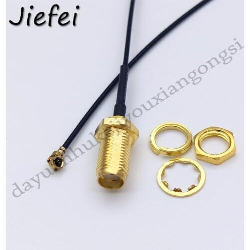 2pcs 5cm 10cm 15cm 20cm sma pigtail ( RP ) SMA female socket jack to U.FL IPX connector 1.13 cable pigtail
