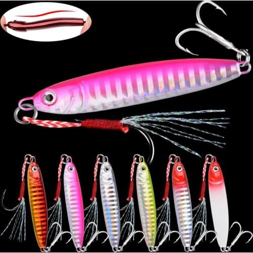 Fishing Lure Metal Jig Slow Jig Metal Casting Spoon 15g/20g/30g Artificial Bait Off Shore Metal Cast Jigging Fishing Tackle