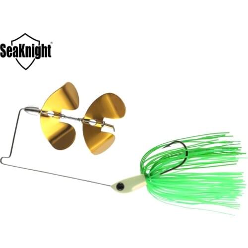 SeaKnight SK103 SK104 Spinnerbait 1PC 10g 14g Fishing Spoon Lure Metal Jig Lure Buzz Bait Hard Sinking Spinner Baits