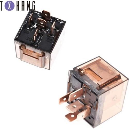Waterproof Automotive Relay DC 12V 24V 100A 80A 5Pin SPDT Car Control Device Car Relays 100A 80A Switching Capability