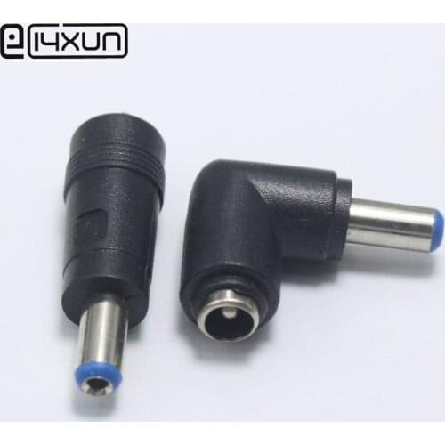 1pcs 5.5 x 2.1 mm Female jack to 5.5*2.1mm Male Plug 90 /180 Degrees DC Power Plug Connector Adapter for PC Phone Toys ect
