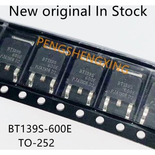 10PCS/LOT BT139S-600E TO-252 9A 600V New original spot hot sale