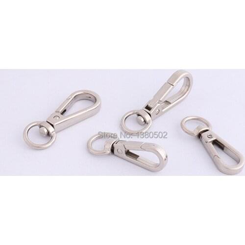 10pcs practical metal Snap Hooks buckles Clasps Clips Survival Key Chain For Bag