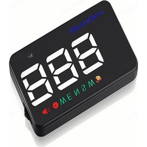 3.5 inch A5 HUD Display Windshield Projector GPS Digital Speedometer km/h MPH Warning Car Head Up Display