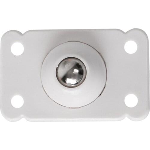 4-8pcs Stainless Steel Adhesive Pulley Furniture Universal Storage Box Roller Self Casters Pulley For Cabinet Trash 360° Caster