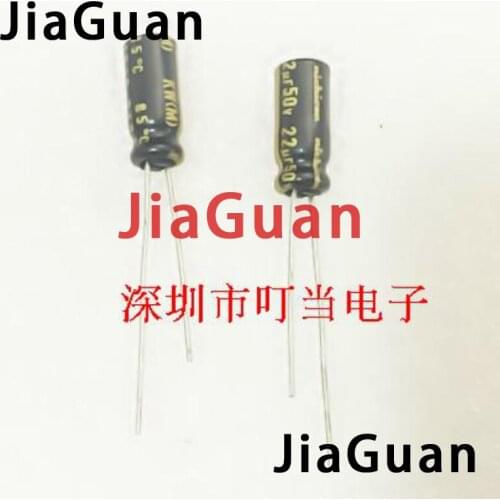 50pcs NICHICON KW 50V22UF 5X11MM audio electrolytic capacitor 22uF/50v kw 85 degrees FW upgrade version 50V 22UF