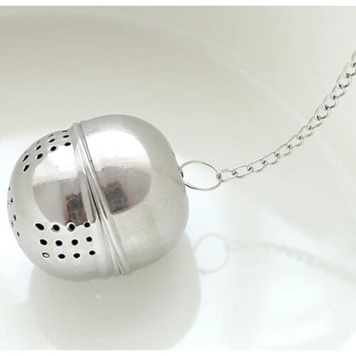 500pcs Stainless Steel Tea Infuser Ball Shaped Tea Strainer Mesh Tea Filter Spoon Locking Spice Ball Wholesale