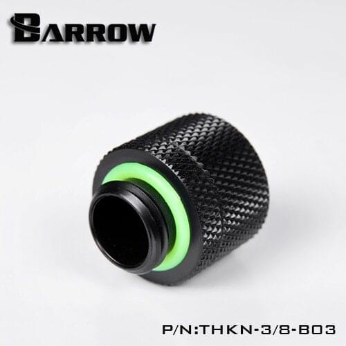 Barrow THKN-3/8-B03, 3/8 "ID * 1/2" OD 10x13mm Hard Tube Fittings, G1 / 4 "Fittings For Soft Tubes computer gadget
