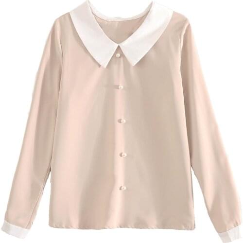 Blusas Mujer De Moda 2021 Blouse Women Long Sleeve Chiffon Blouse Shirt Women Blouses Shirts Tops Blusa Camisas Mujer B867