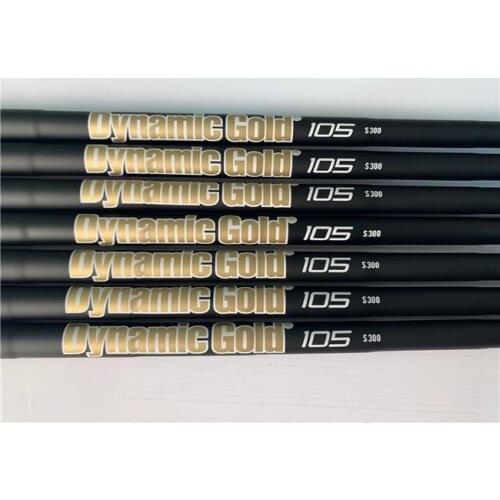 Brand New 10pcs True Temper Dynamic Gold S300 Golf Steel Shaft Black 0.370 Tip Size Steel Golf Shaft for Golf Irons