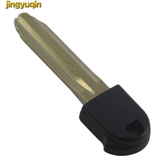 Jingyuqin Remote Emergency Car Key Insert Uncut Blade Replacement For Toyota Prius 2004 2005 2006 2007 2008 2009