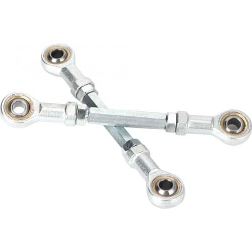 2pcs 150mm -170mm 8mm Steering Tie Rod Kit Ball Joint for 49cc Electric Mini ATV Go Kart Steering Tie Rod New Arrivals