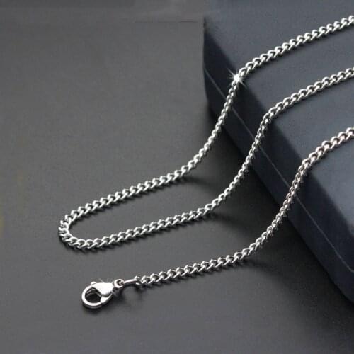 Fashion new stainless steel necklace Titanium steel chain unisex jewelry hot sale