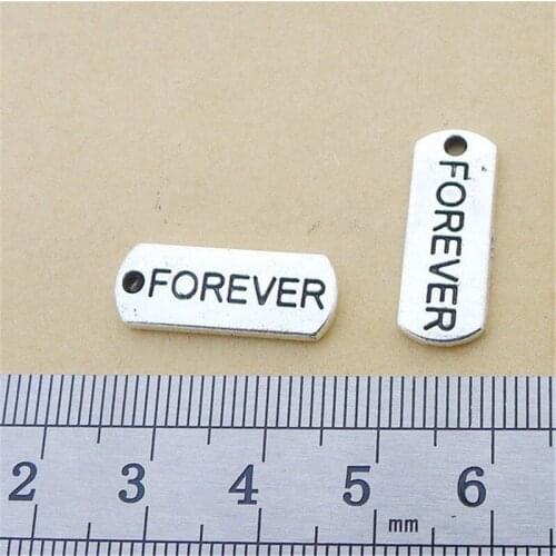 Forever Vintage Charm Pendants Jewelry Making Finding DIY Bracelet Necklace Earring Accessories Handmade 5pcs