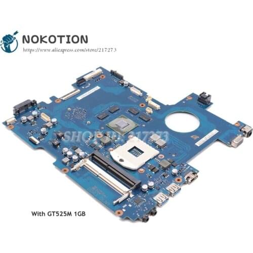 NOKOTION For Samsung RC420 RC520 RC720 RC512 Laptop Motherboard HM65 GT525M 1GB BA92-07642A BA92-07642B BA92-08137B BA41-01481A