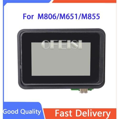Free shippping 90% new original CZ255-60102 Laserjet Ent M806/M651/M855/X555 Control panel Color touch screen