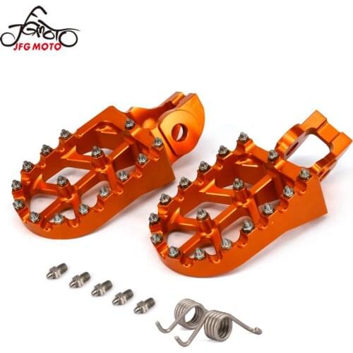 Motorcycle CNC Footrest Footpeg Foot Pegs For KTM 85 125 150 250 300 350 450 500 SX SXF XCF EXCF XCW 2016 2017 2018 2019