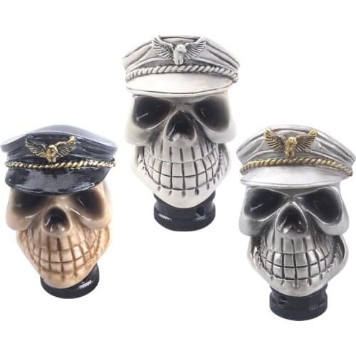 YOMI Skull gear lever auto parts decoration car manual gear lever knob gear lever gear lever