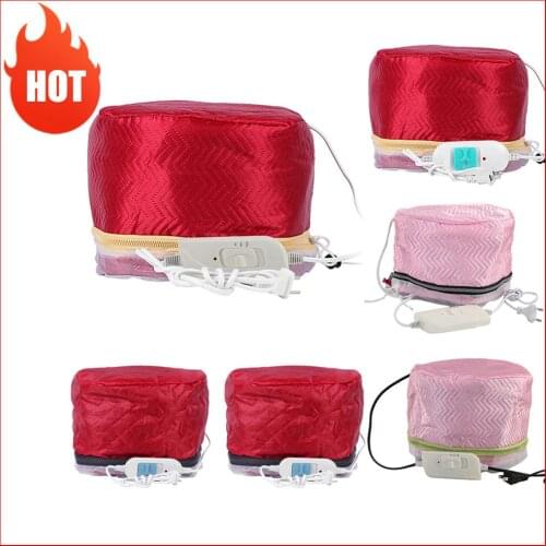 3 Modes Hair Steamer Cap Protection Electric Hair Heating Cap Thermal Treatment Heating Hat Beauty Hair Styling Care US EU Plug
