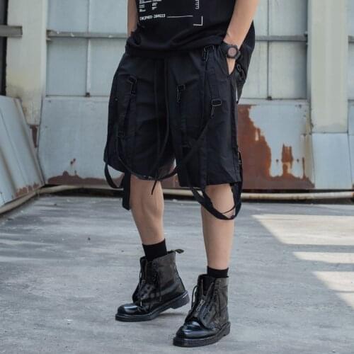 The croxx Shorts with detachable straps techwear aestetics streetwear darkwear