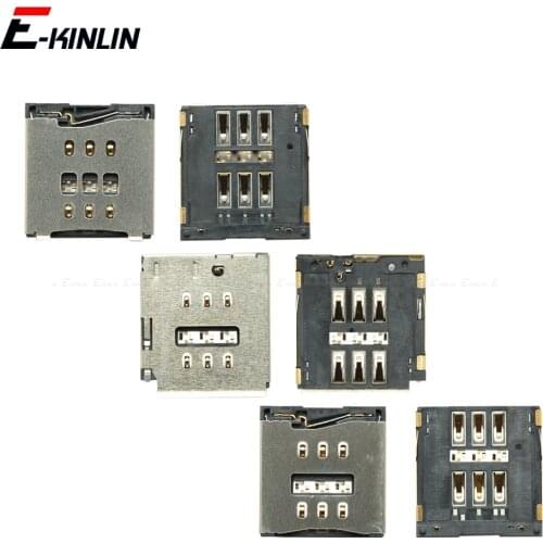 SIM Card Tray Slot Holder Reader Part For iPhone 5 5S SE 5C 6 6S 7 8 Plus Tray Slot Socket