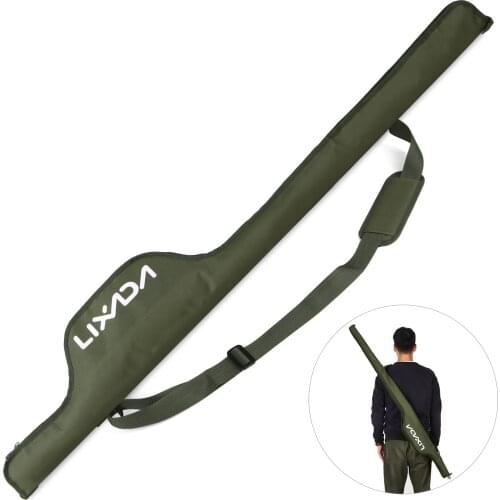 Lixada 53 Inch Fishing Rod Bag Portable Folding Fishing Pole Tackle Protective Cover Case Storage Bag