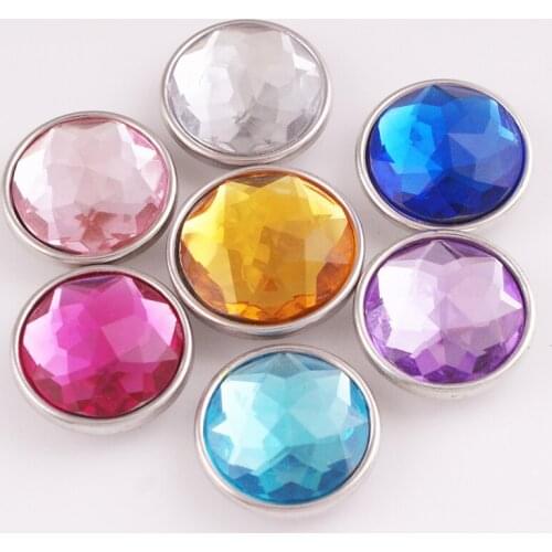 SZ002 18mm Resin snap button jewelry for bracelet