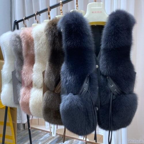Женские меховые жилетки YEBOTISSY China At AliExpress