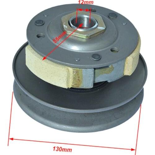 Motorcycle Belt Pulley Driven Wheel Clutch Assembly Cover Component for Honda WH100 GCC100 SCR100 SPACY100 Spare Parts
