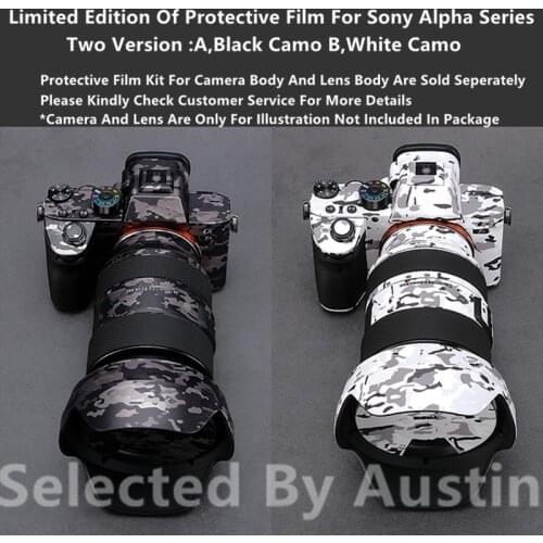 Limited Edition Camera Skin Decal Protective Film For Sony A7RIV A7III A7M3 A7R3 A7R4 A9 A6400 A6300 Wrap Cover Protector