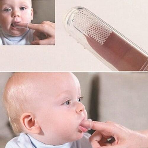 Finger Baby Tooth Brush Newborn Children Baby Safety Soft Silicone Baby Biter With Soft Baby Tooth Cleaning Supplies