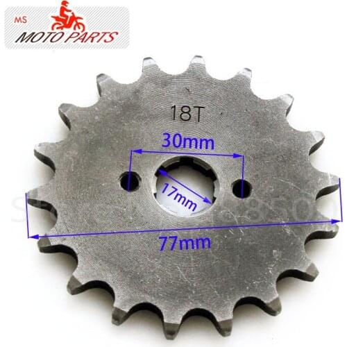 420 18 Tooth 17mm Front Engine Sprocket for SDG YCF GPX SSR Dirt Pit Bike ATV Quad Go Kart Moped Scooter Motorcycle Motorbike