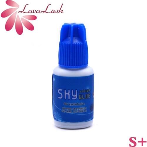 1 PC SKY Glue for Eyelash Extension Korea Original Sky Plus 5ml Blue Cap Beauty Shop Makeups Tools Lasting Low Stimulation Fast