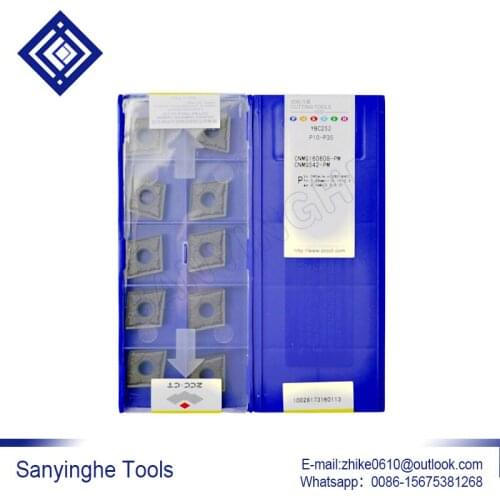 Free shipping high quality sanyinghe 10pcs/lots CNMG160604-PM / CNMG160608-PM YBC252 cnc carbide turning inserts