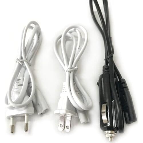 12V 24V 110V 220V EU US Plug Power Cord Adapter Wire Electric Heating Lunch Box Warmer Bento Box 80cm Cable Replace Accessories