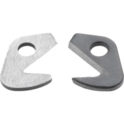 2pcs Sewing Machine Thread Cutters Metal Trimmer Knife KS24/747E fits for SIRUBA 737 747 757 SERIES OVERLOCK 13*10mm Hicello