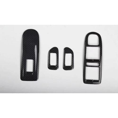 For Volkswagen Golf 6 2010-2012 4PCS ABS Chrome Car Interior Door Window Lift Switch Buttons Cover Molding Car Styling