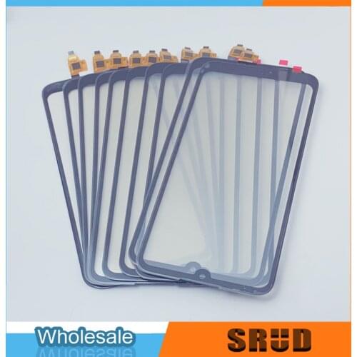 5Pcs Touch Screen Digitizer Front Glass Panel Sensor For Motorola E6 E6 Plus LCD Touch Glass Repair Parts Free Shipping