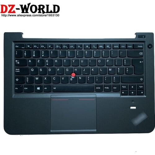 Belgian Backlit Keyboard with Shell C Cover Palmrest Upper Case and Touchpad for Lenovo Thinkpad S3 S431 S440 Laptop 04X0961