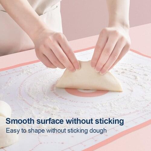 Reusable Silicone Kneading Pad Thickened Pad Cutting Board Baking Pad Panel Household High Temperature Rolling Pad Baking Tools