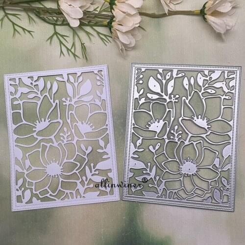 New Flower leaf frame Metal Cutting Dies for DIY Scrapbooking Album Paper Cards Decorative Crafts Embossing Die Cuts