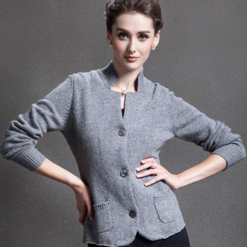 New real cashmere cardigan sweater pure cashmere sweater winter brand cardigan Free Shipping S1960