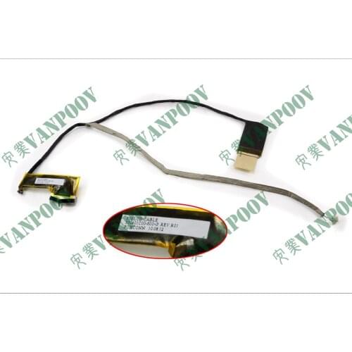 Genuine New PM Laptop Video Flex LCD screen cable for HP Compaq G62 G62-a00 LCD Video Cable CCD - 350401C00-600-G