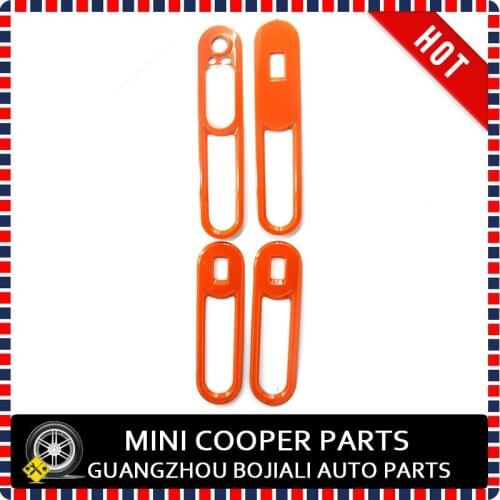 Brand New ABS Material UV Protected Orange Style Window Regulators Cover For Mini Cooper F54 (4pcs/Set)