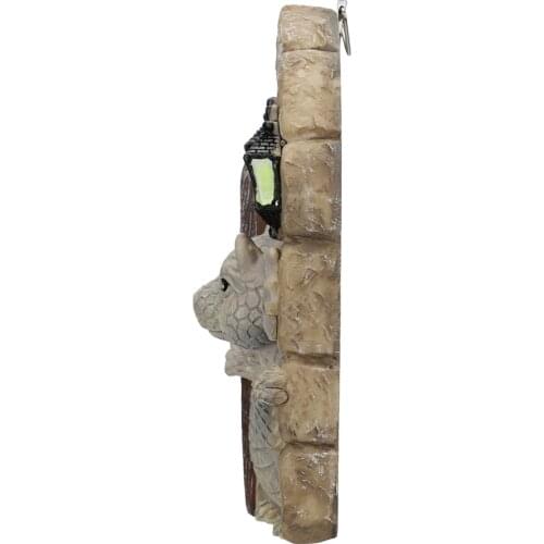 Dragon Garden Statue Wall Art Decor Decorations Cute Design Sculpture Waterproof Indoor Outdoor Resin Decoration For Patio Yard